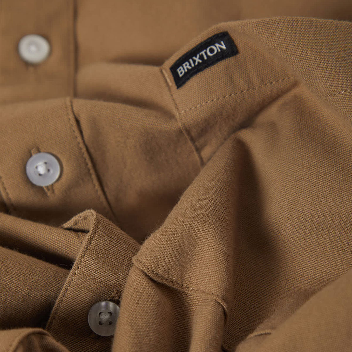 Brixton Sanford Oxford Shirt - Khaki image 4