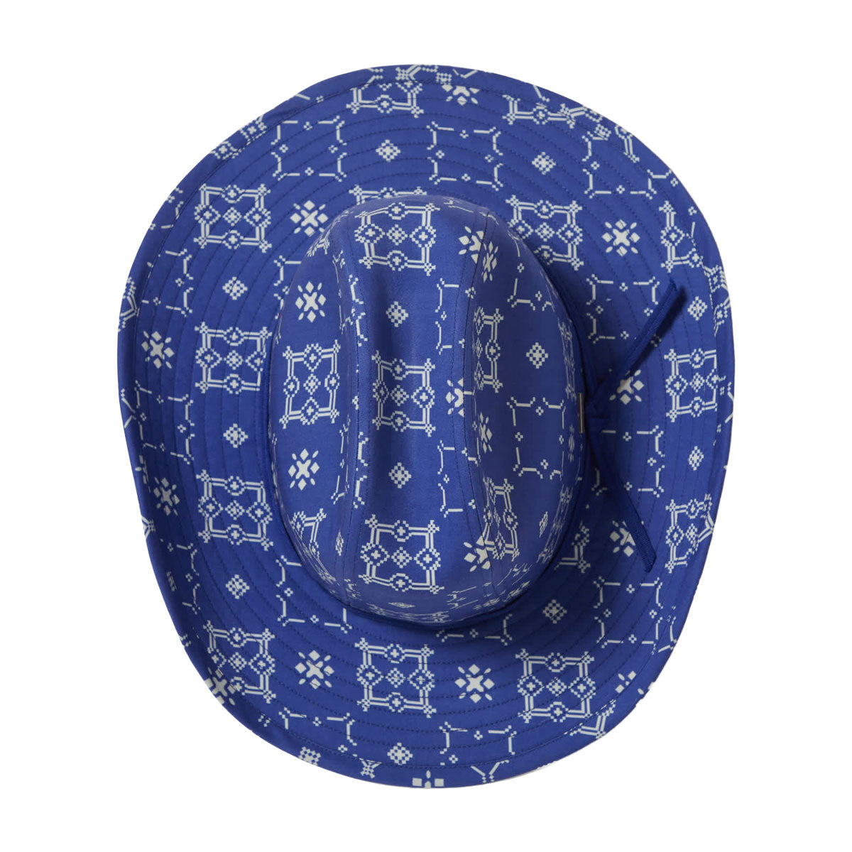 Brixton Odessa Cowboy Hat - Sunrise Blue/White image 4