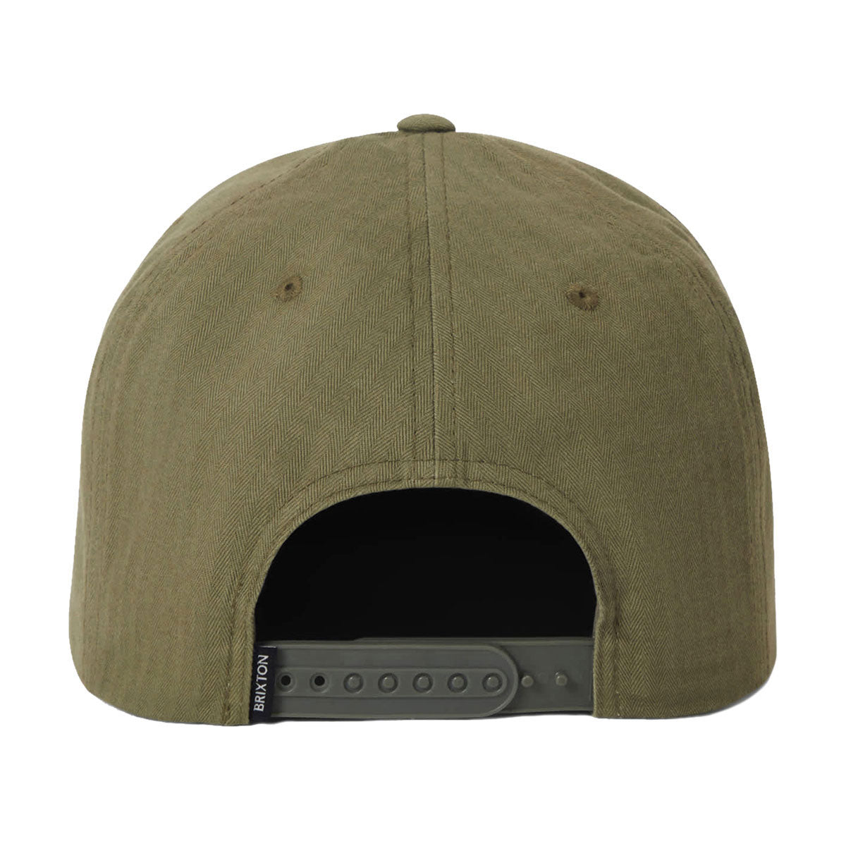 Brixton Pinnacle MP Snapback Hat - Washed Olive Green image 2