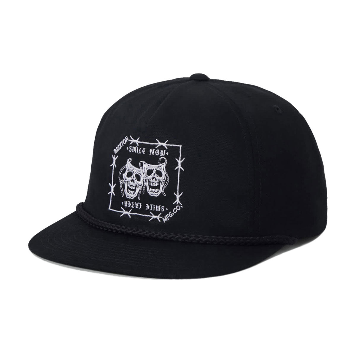 Brixton Smile Always HP Snapback Hat - Black image 1