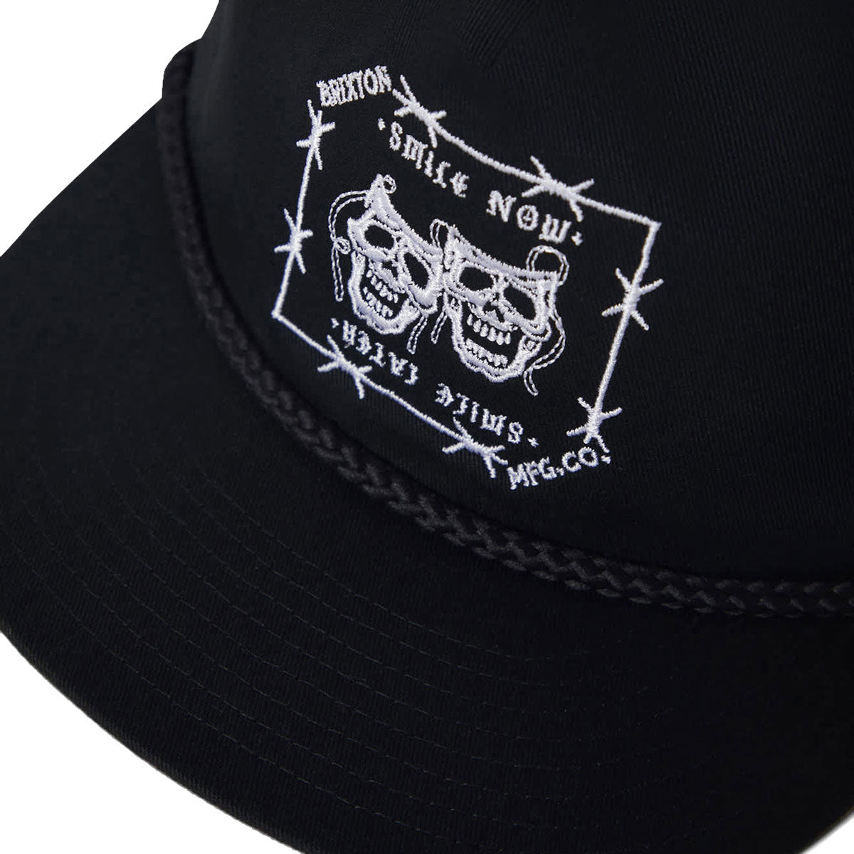 Brixton Smile Always HP Snapback Hat - Black image 3