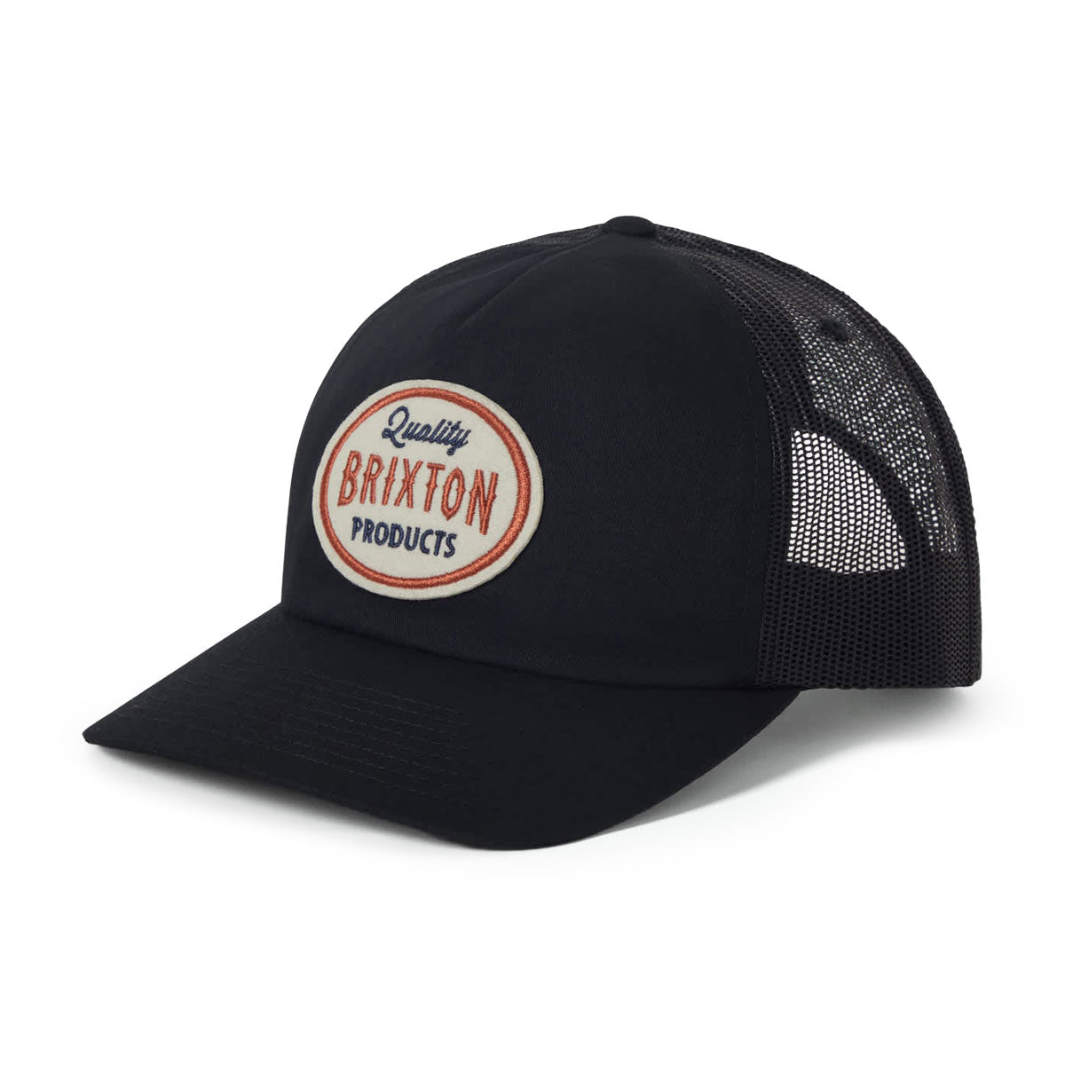 Brixton Henry MP Trucker Hat - Black/Black image 1