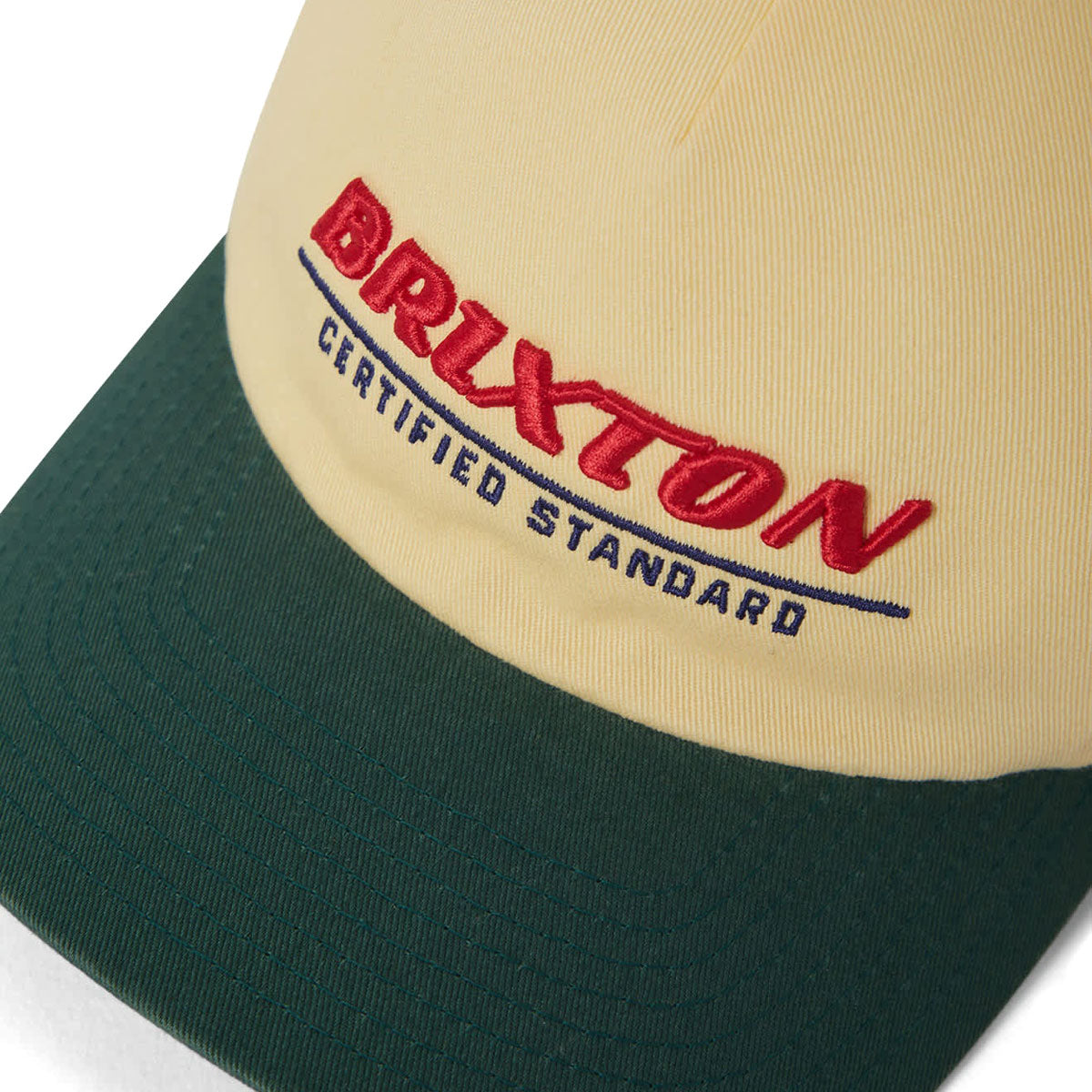 Brixton Certified LP Adj Hat - Washed Celestial Yellow/Mediterranean Teal image 3