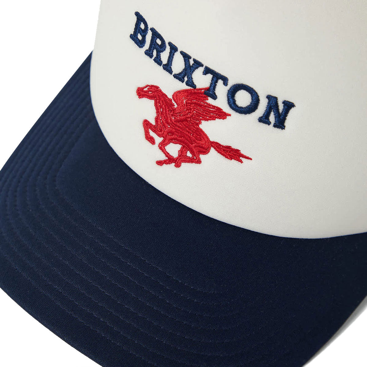 Brixton Pegasus C Netplus MP Trucker Hat - Whitecap/Navy image 3