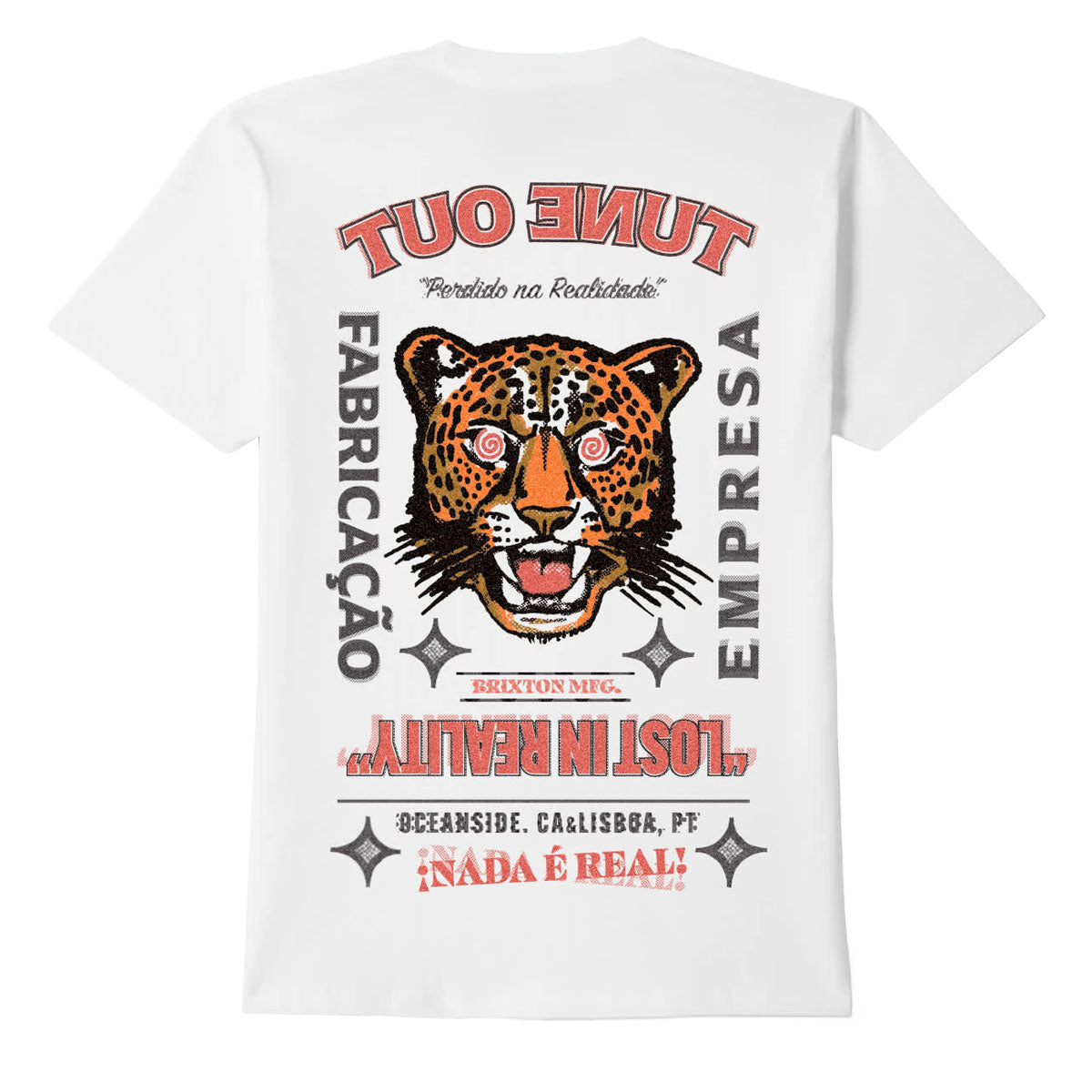 Brixton Getaway T-Shirt - White image 1