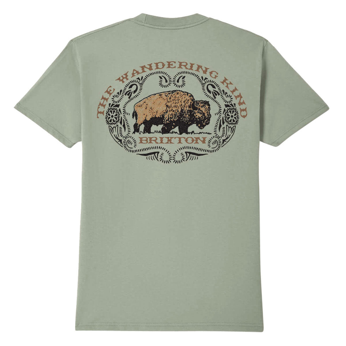 Brixton Coba T-Shirt - Desert Green image 1