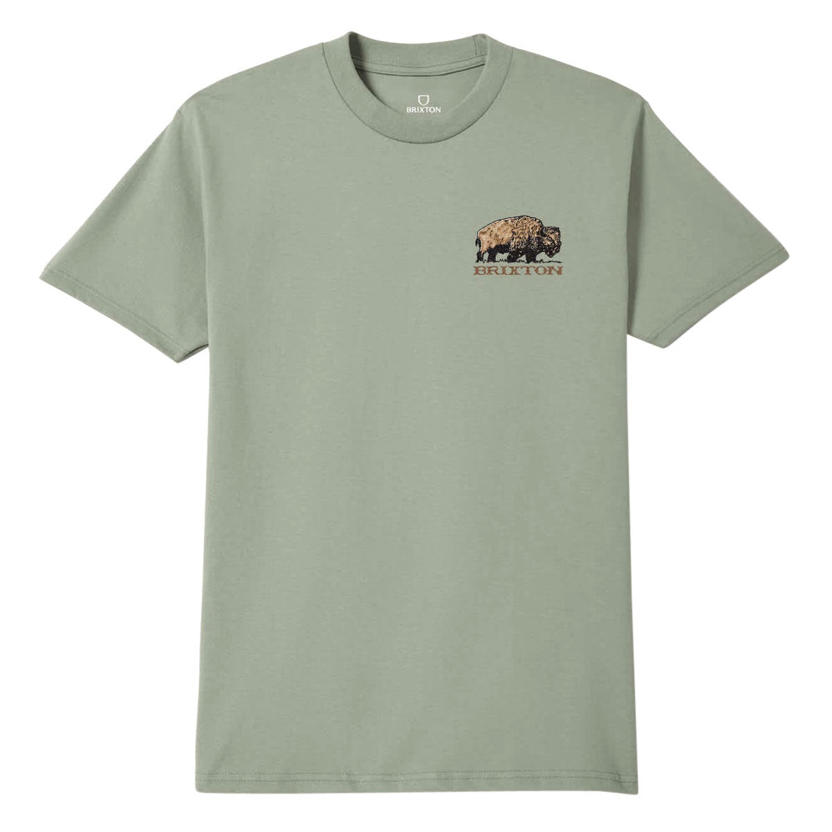 Brixton Coba T-Shirt - Desert Green image 2