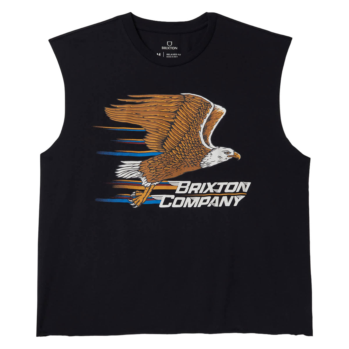 Brixton Free Muscle Tank Top - Black Worn Wash image 1