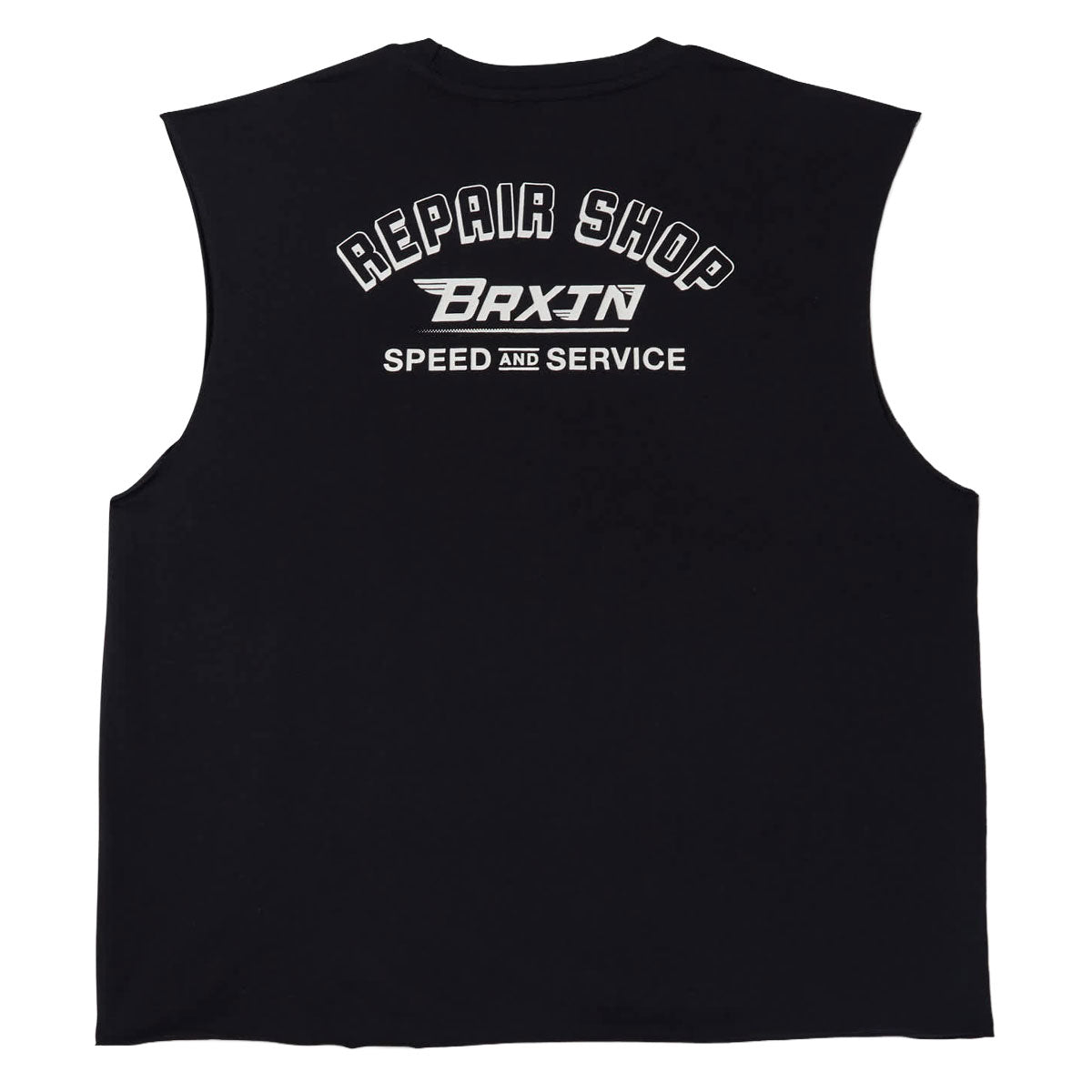 Brixton Free Muscle Tank Top - Black Worn Wash image 2