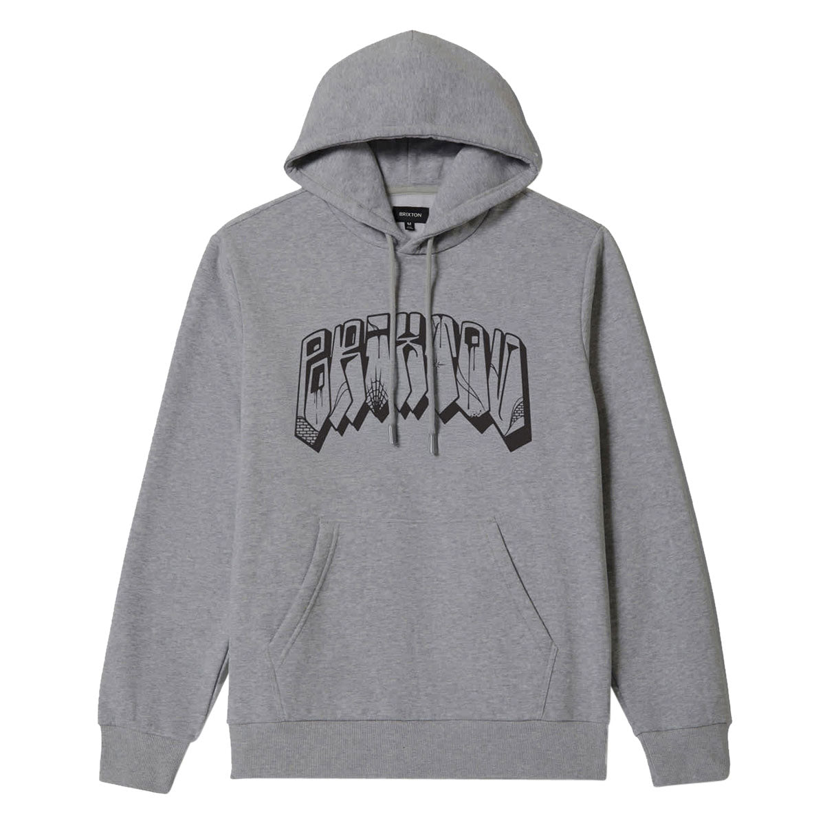 Brixton Banded Relaxed Hoodie - Gunmetal Heather image 1