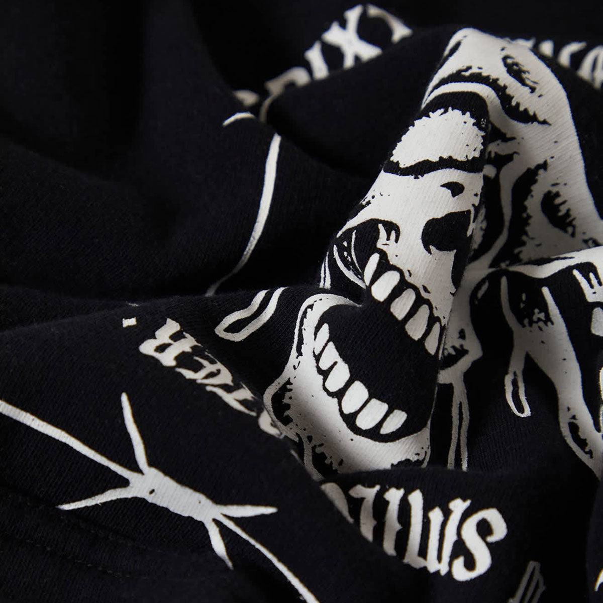 Brixton Smile Always Relaxed Hoodie - Black Worn Wash image 2