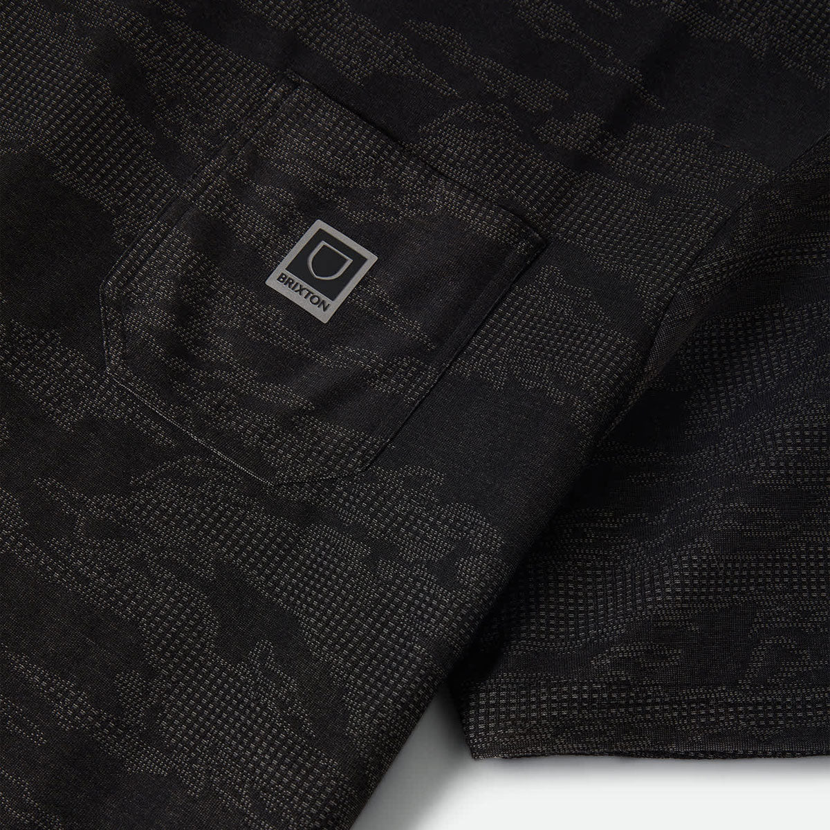 Brixton Journey Pocket T-Shirt - Black Tiger Camo image 3