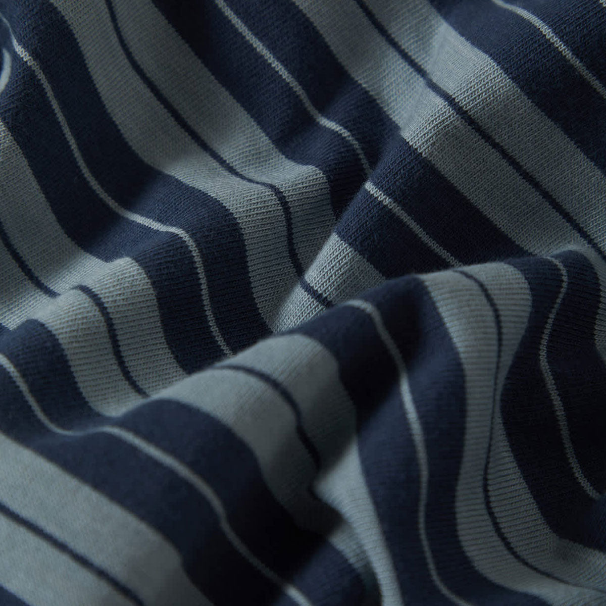 Brixton Nova Stripe Pocket T-Shirt - Midnight Blue/Future Grey Worn Wash image 3