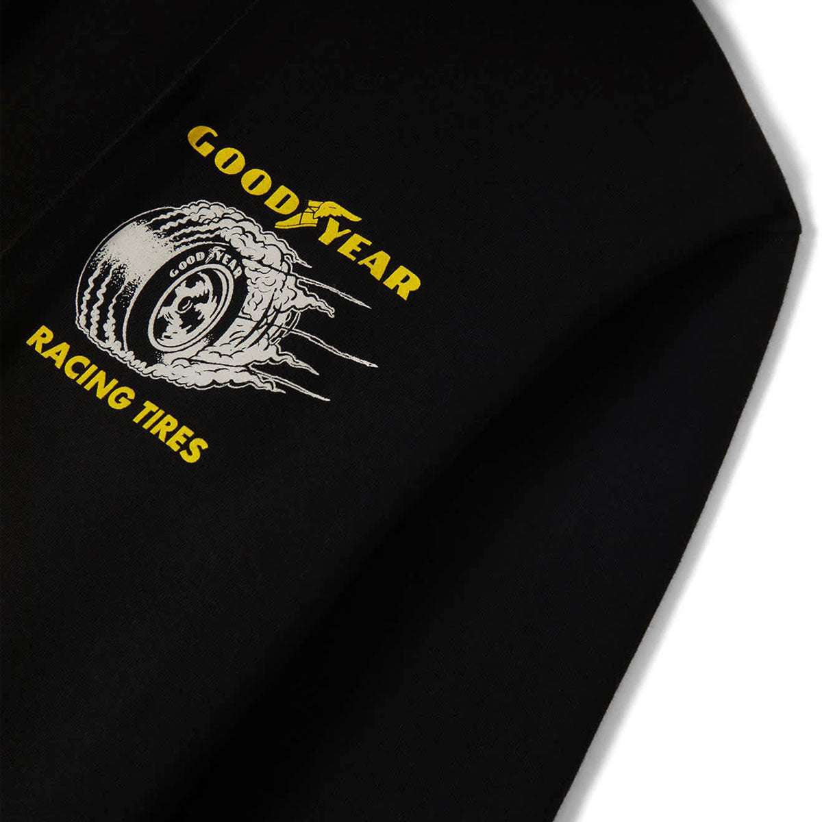 Brixton x Goodyear Cheater Slick Hoodie - Black image 4