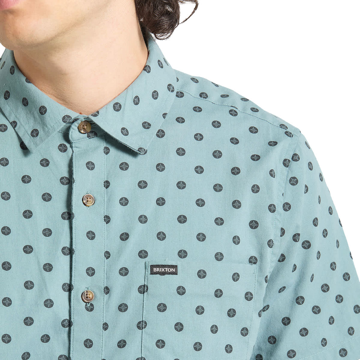 Brixton Charter Print Shirt - Micro Street Tile image 2