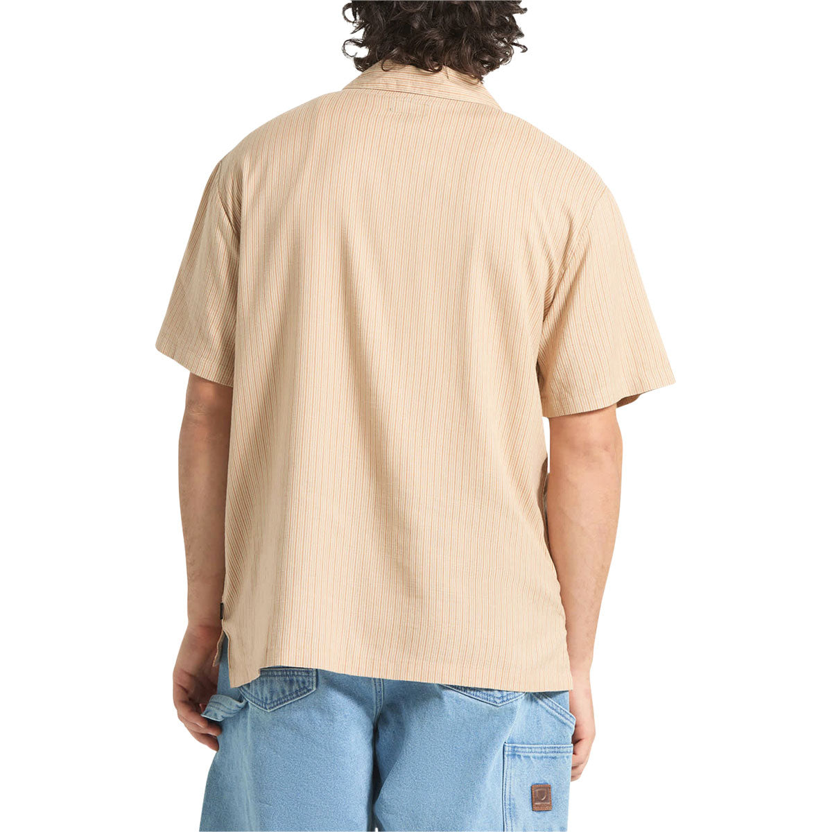 Brixton Bunker Slub Shirt - Italian Clay Stripe image 2