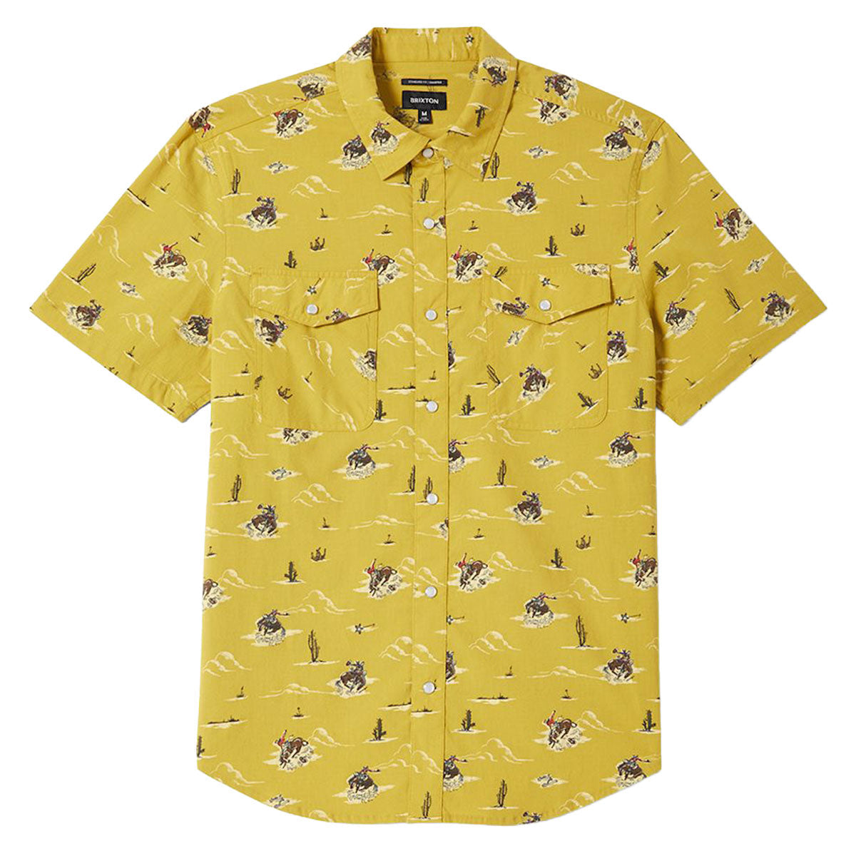 Brixton x Lone Star Shirt - Texas Gold image 1