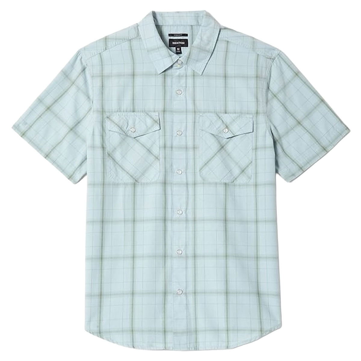 Brixton The Breezy Wayne Shirt - Seafoam Plaid image 1