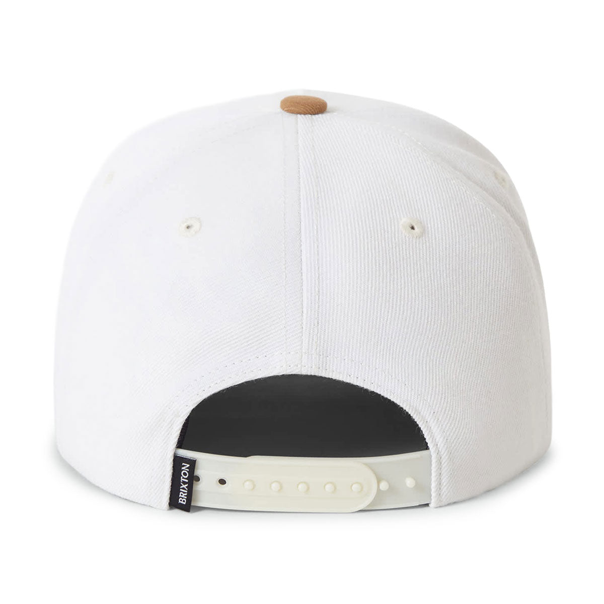 Brixton Linwood C Netplus Mp Snapback Hat - Off White/Copper image 2