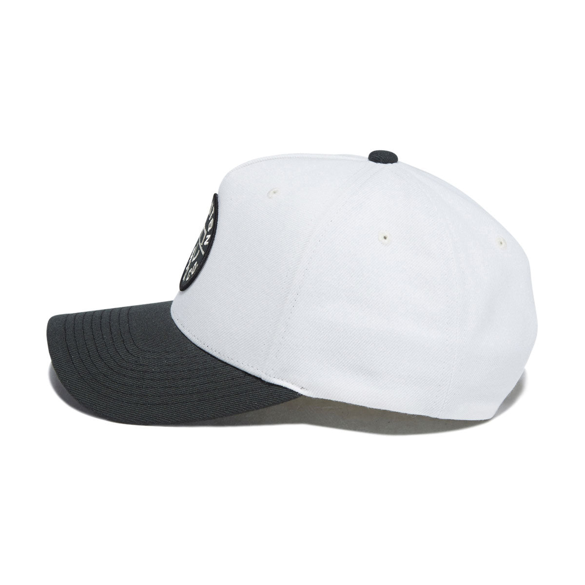 Brixton Crest C Mp Snapback Hat - Black/Off White image 4