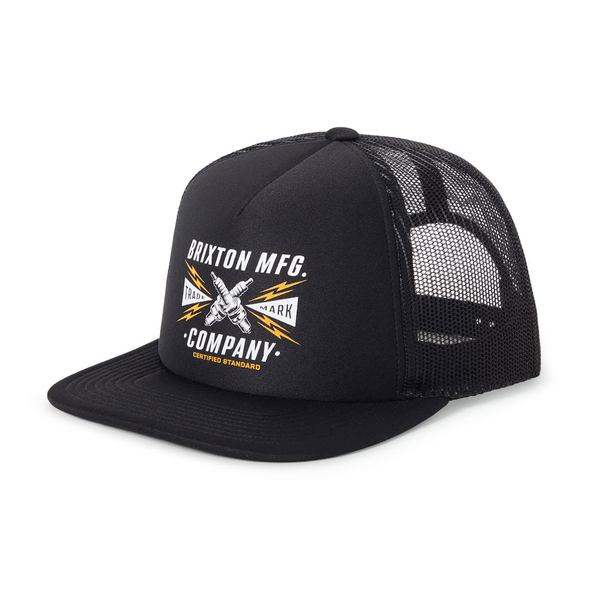 Brixton Danton Np Mp Trucker Hat - Black/Black image 1
