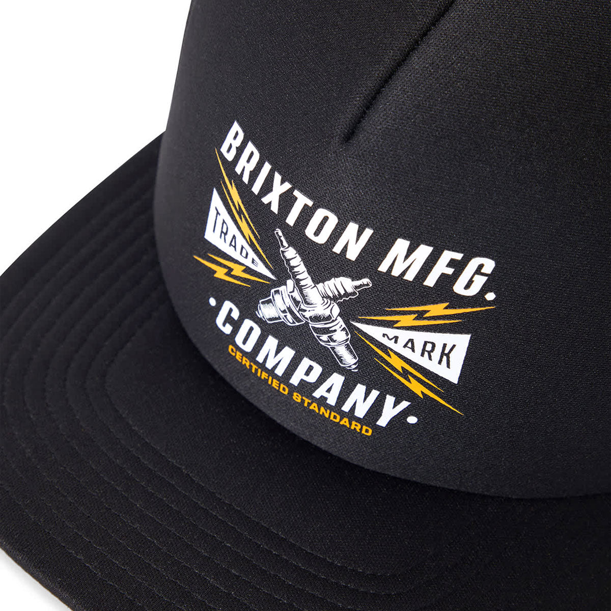 Brixton Danton Np Mp Trucker Hat - Black/Black image 3