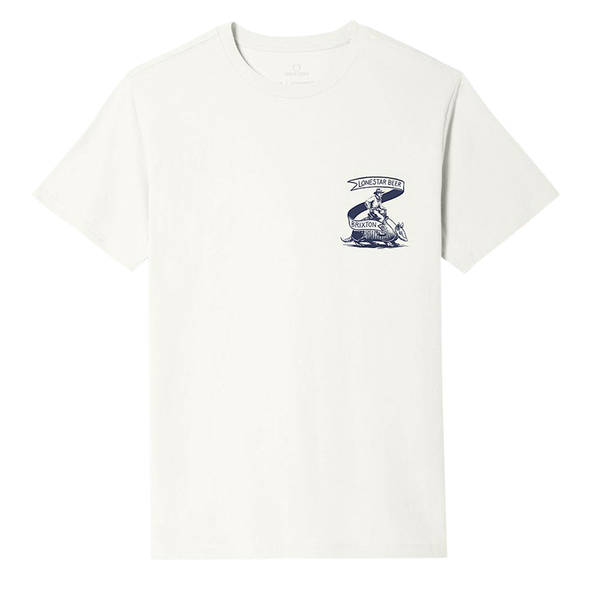 Brixton x Lone Star Armadillo T-Shirt - Cream image 2