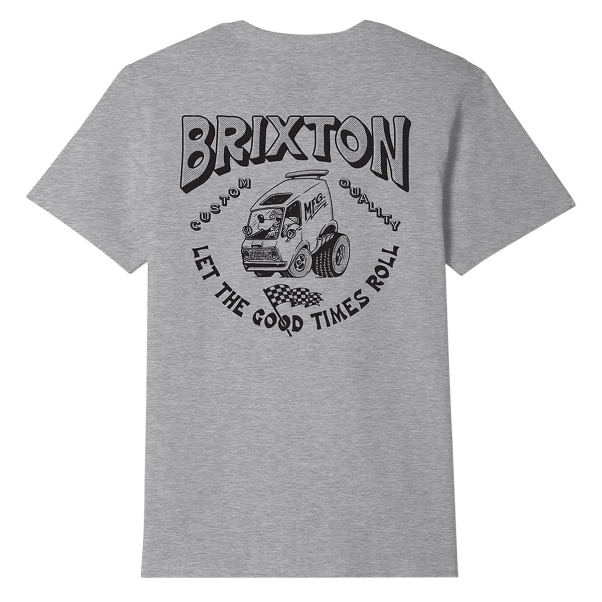 Brixton Garnet T-Shirt - Heather Grey image 1