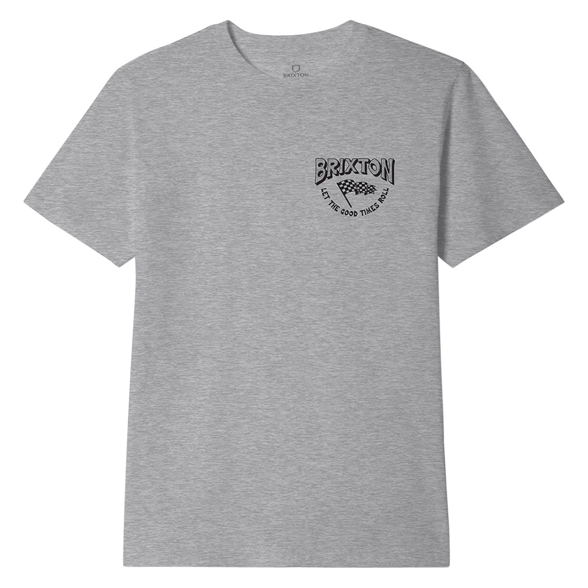 Brixton Garnet T-Shirt - Heather Grey image 2