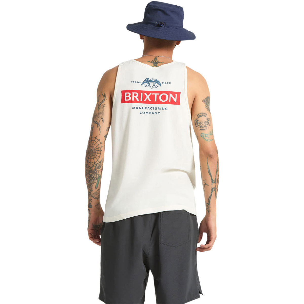 Brixton Pinnacle Tank Top - Off White image 5