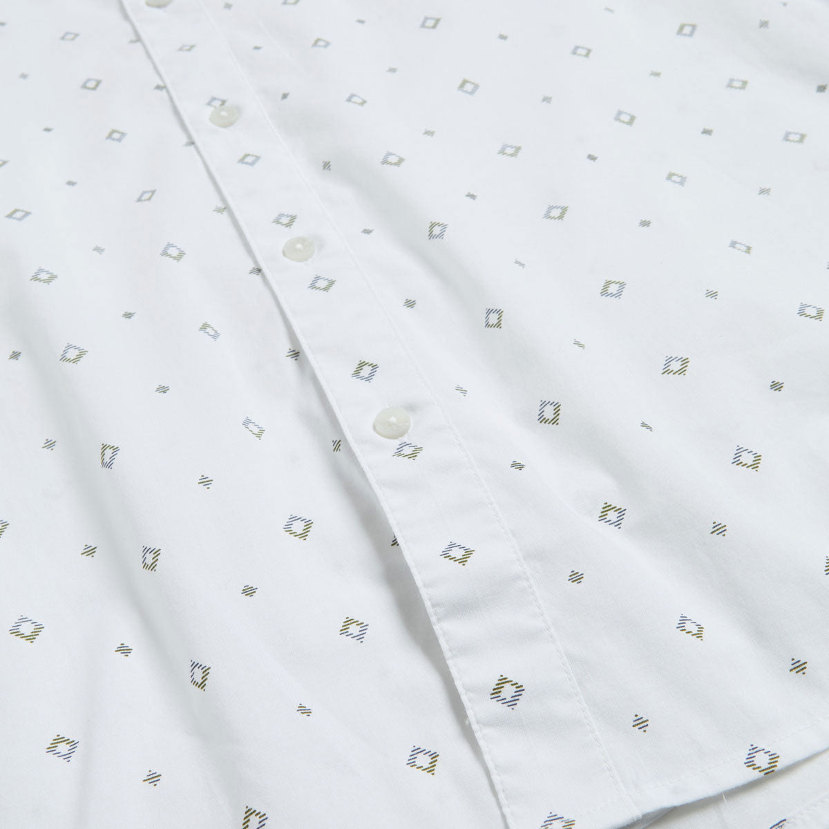 Brixton Charter Print Shirt - White/Geo image 4