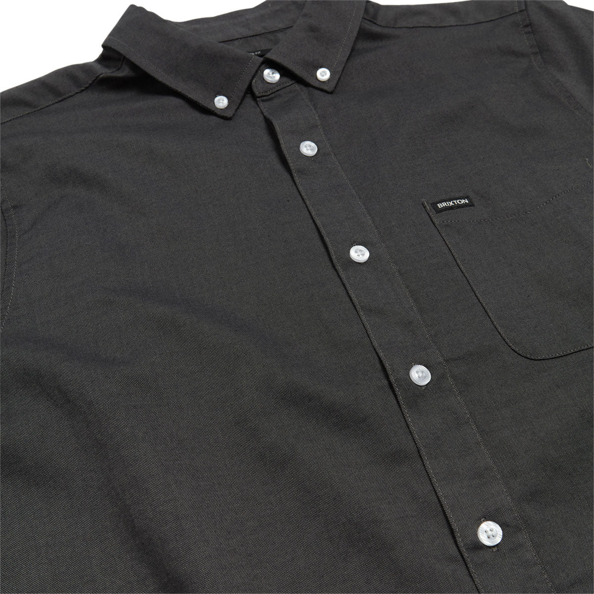 Brixton Sanford Oxford Shirt - Charcoal image 3