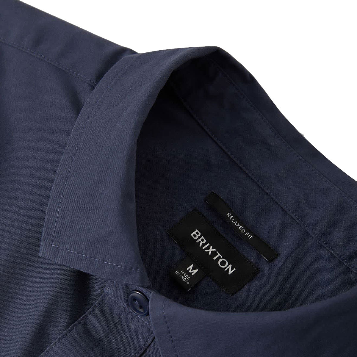 Brixton Trademark Woven Shirt - Washed Navy image 5