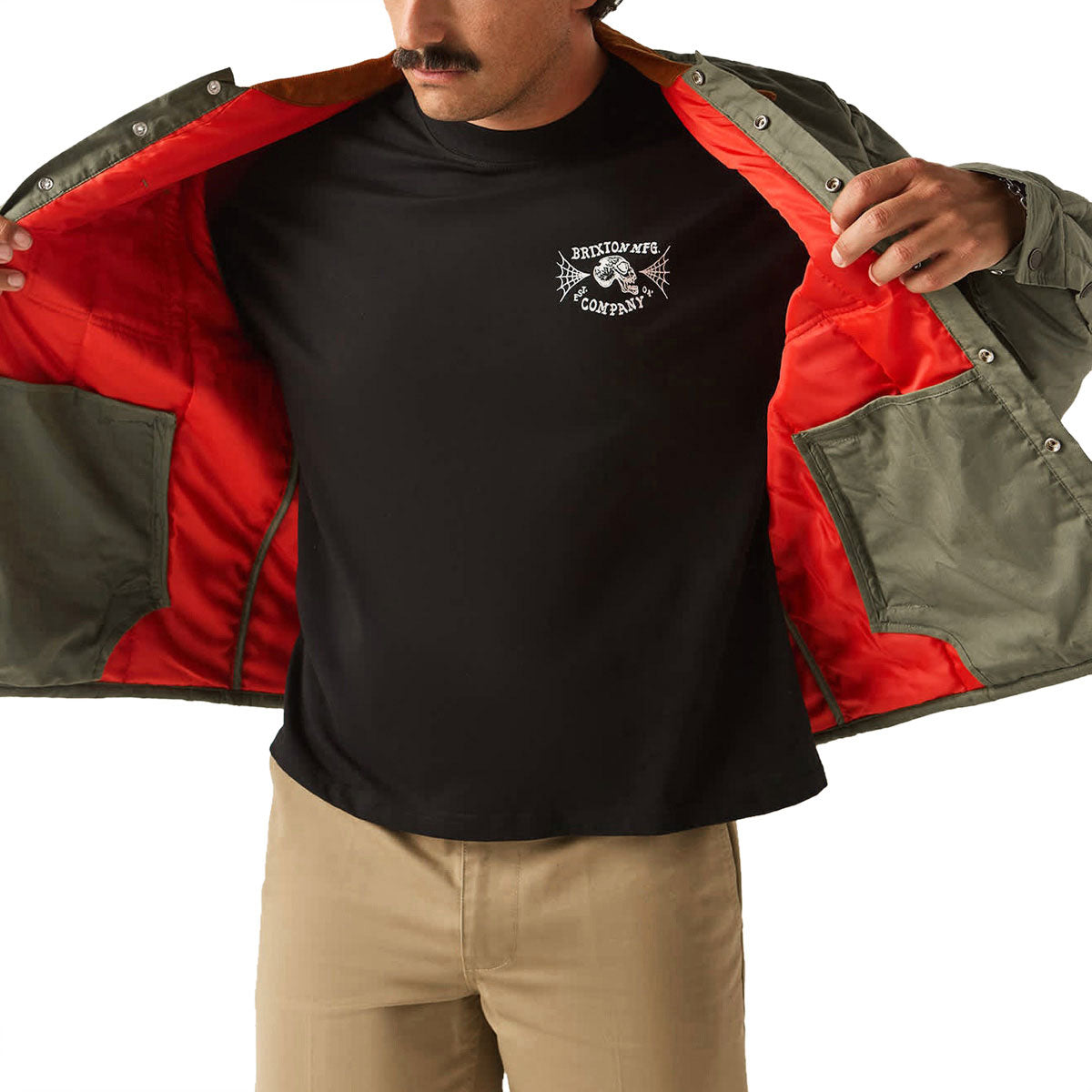 Brixton Cass II Jacket - Olive Surplus image 4