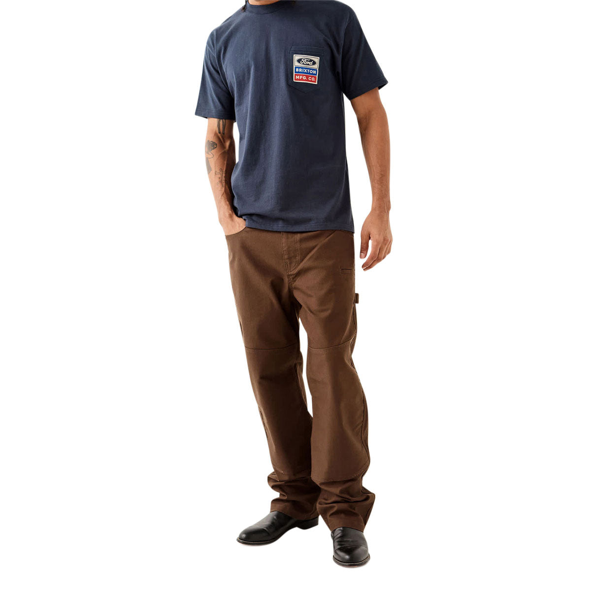 Brixton Builders Carpenter Pants - Walnut Brown image 2