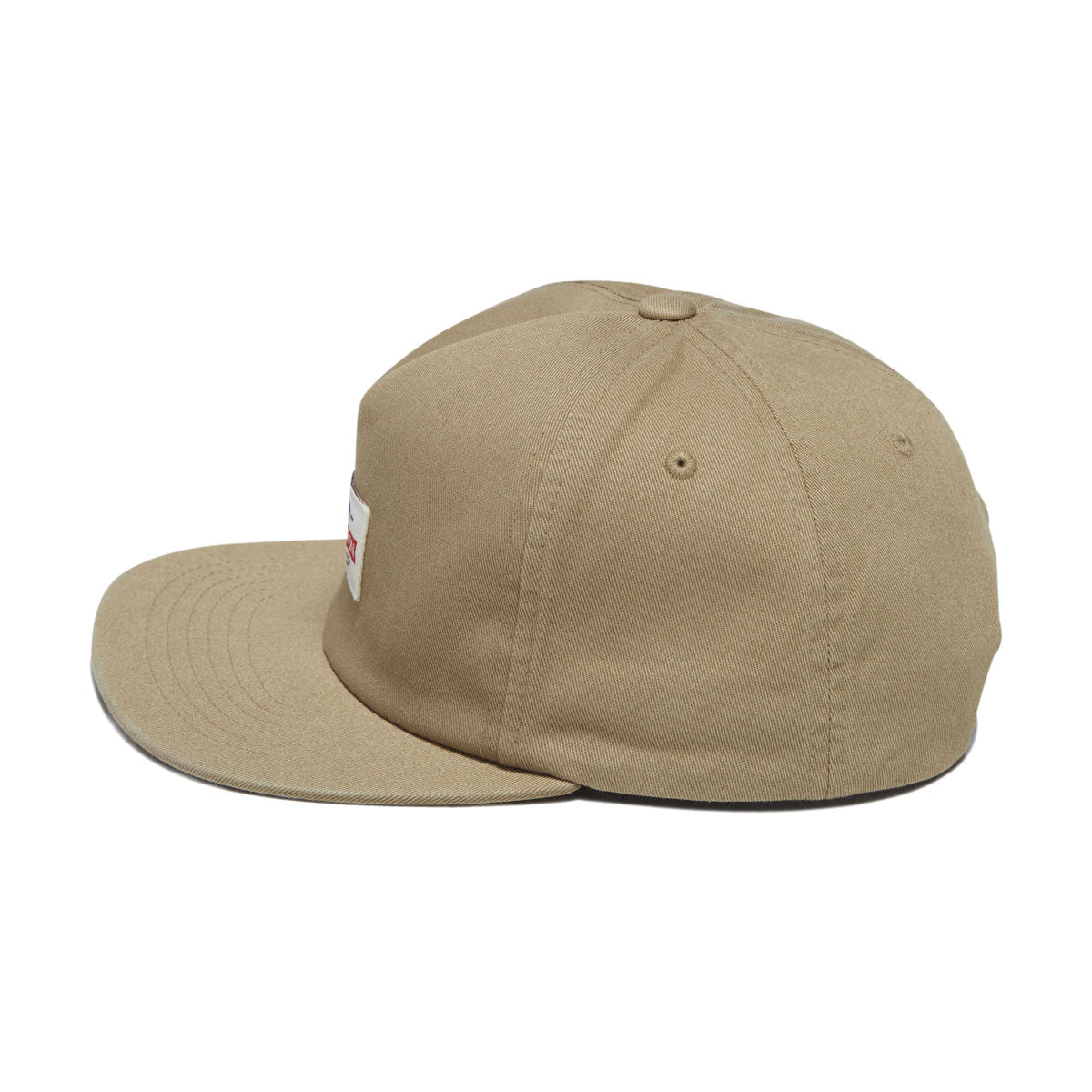 Brixton Trademark Snapback Hat - British Khaki image 3