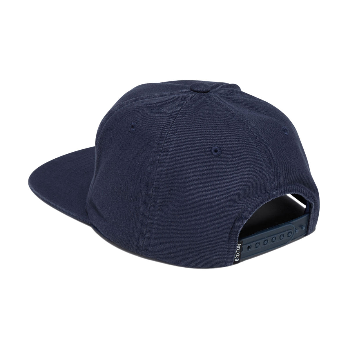 Brixton Trademark Snapback Hat - Washed Navy image 2