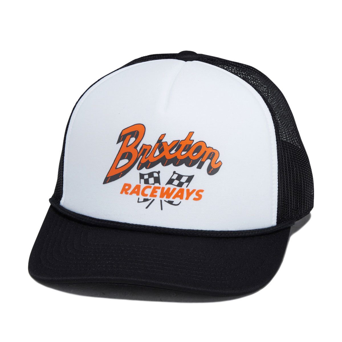 Brixton Clemont Trucker Hat - Black/White image 1