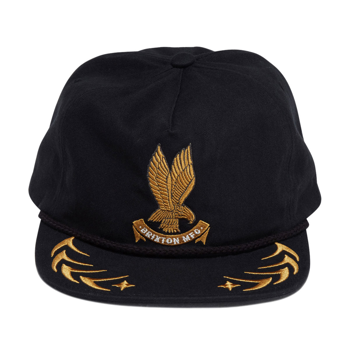 Brixton Covall Snapback Hat - Black image 5