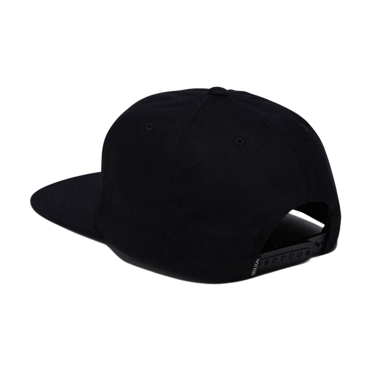 Brixton Grade Snapback Hat - Black/Off White image 2