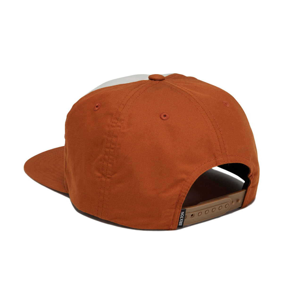 Brixton Grade Snapback Hat - Whitecap/Caramel image 2