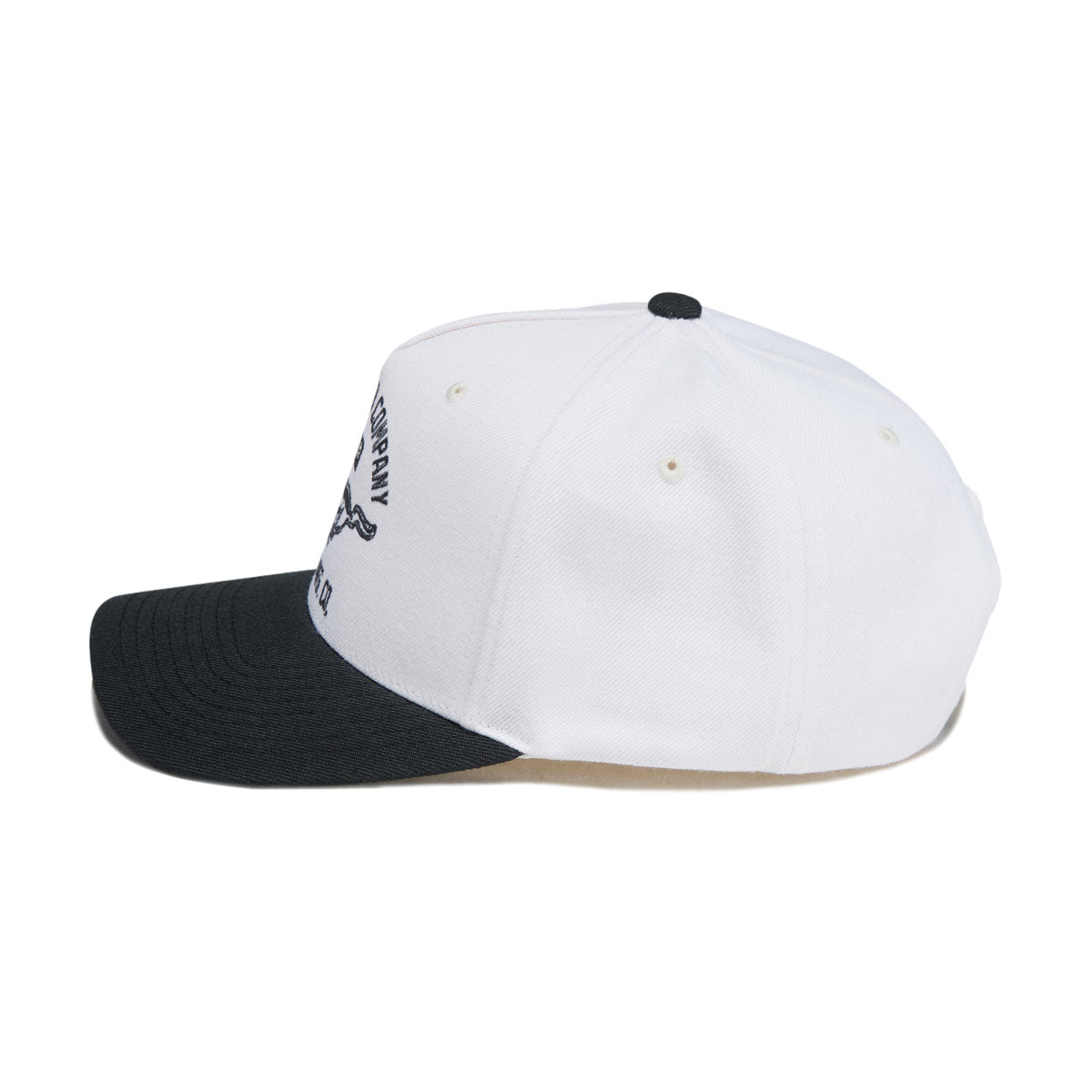 Brixton x Ford Mustang Snapback Hat - Wimbledone White/Burnt Rubber image 3