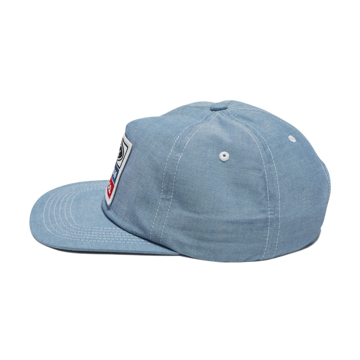 Brixton x Ford Service Dept Snapback Hat - Blue Chambray image 3