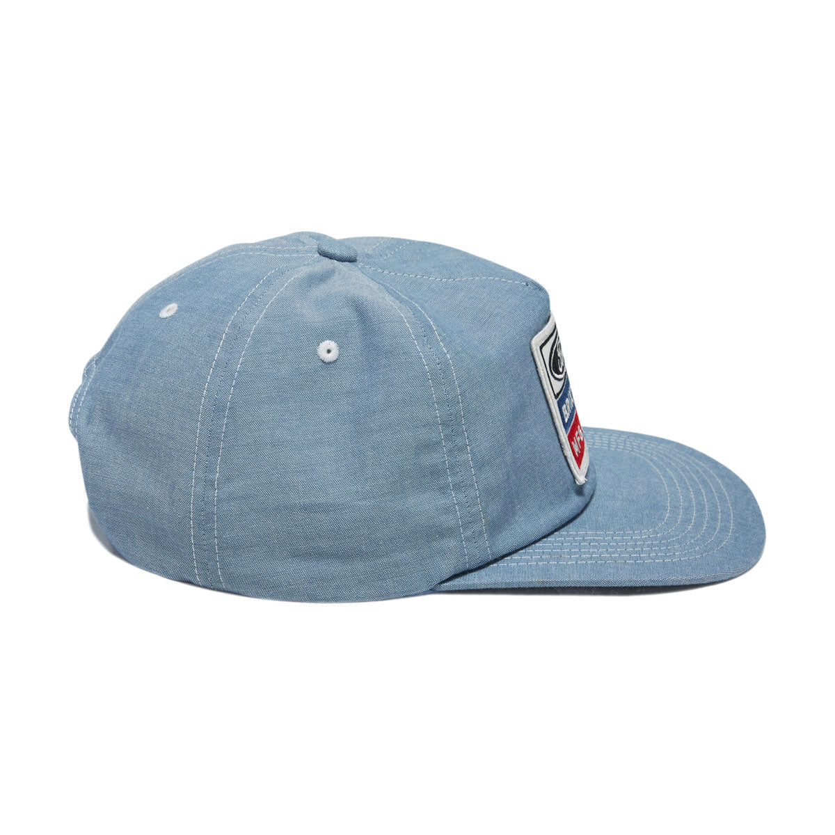 Brixton x Ford Service Dept Snapback Hat - Blue Chambray image 4