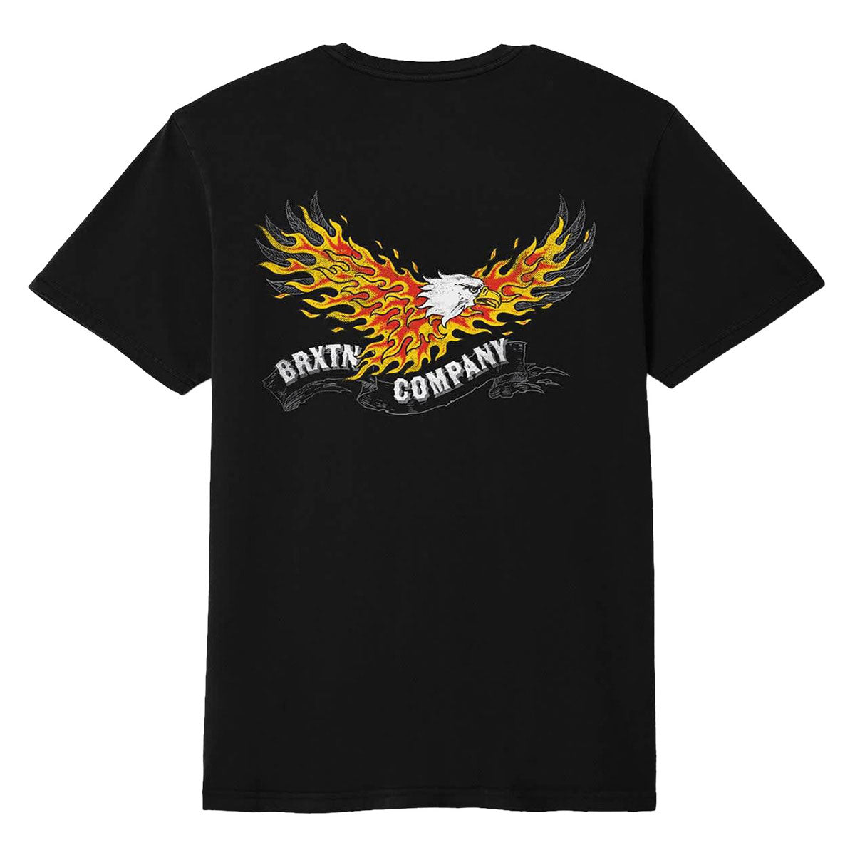 Brixton Blazing T-Shirt - Black Worn Wash image 1