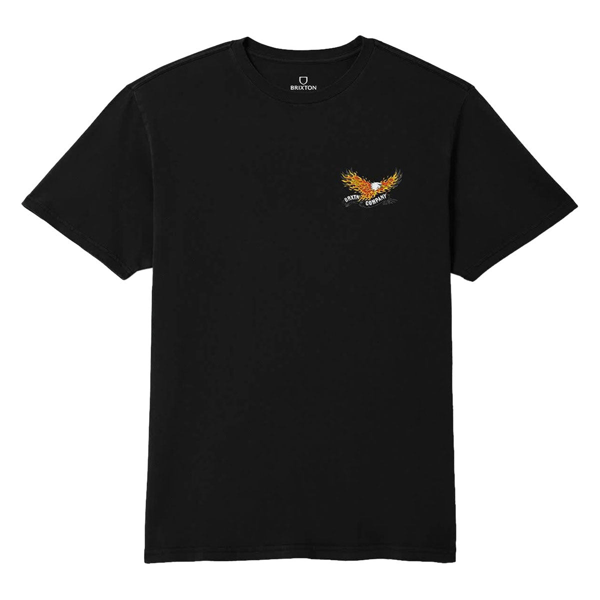 Brixton Blazing T-Shirt - Black Worn Wash image 2