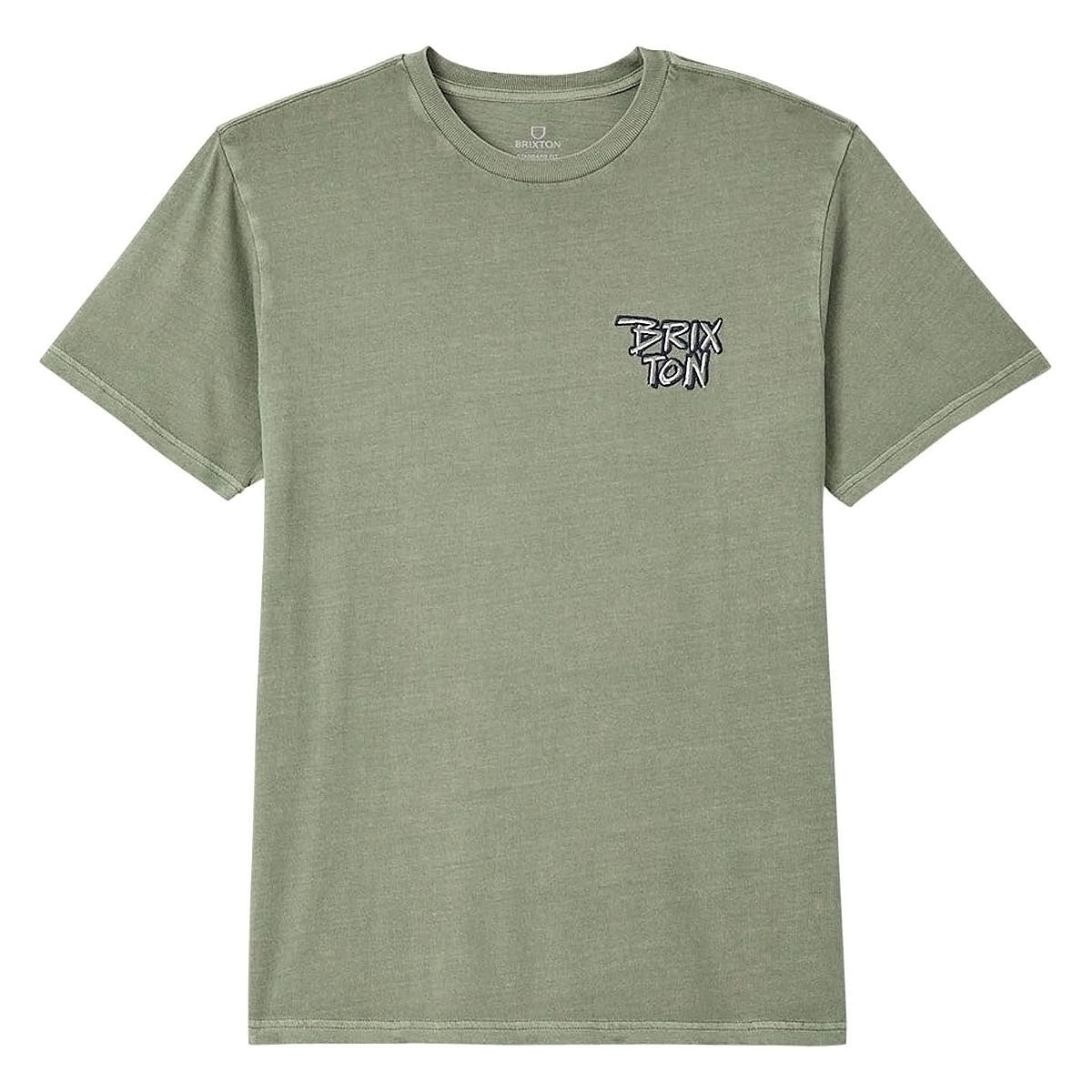 Brixton Rockton T-Shirt - Olive Surplus Worn Wash image 2