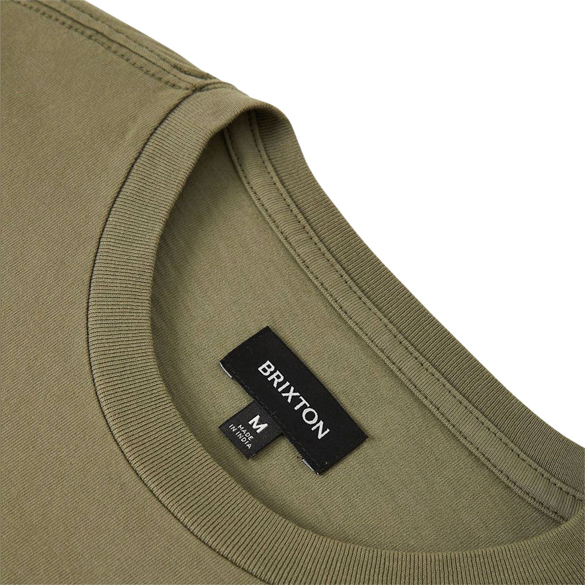 Brixton Baseline Relaxed T-Shirt - Olive Surplus Vintage Wash image 3