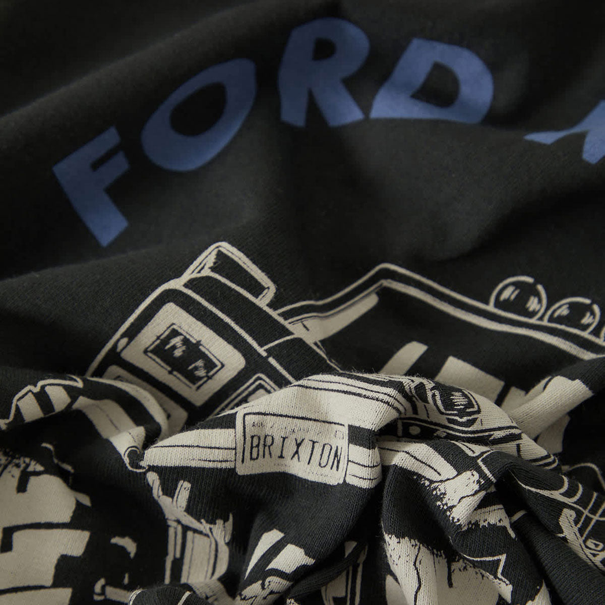 Brixton x Ford Built Tough 4x4 T-Shirt - Burnt Rubber image 3