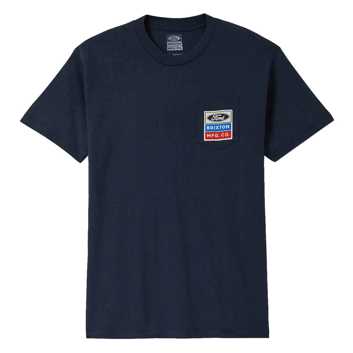 Brixton x Ford Service Dept Pocket T-Shirt - American Navy image 1
